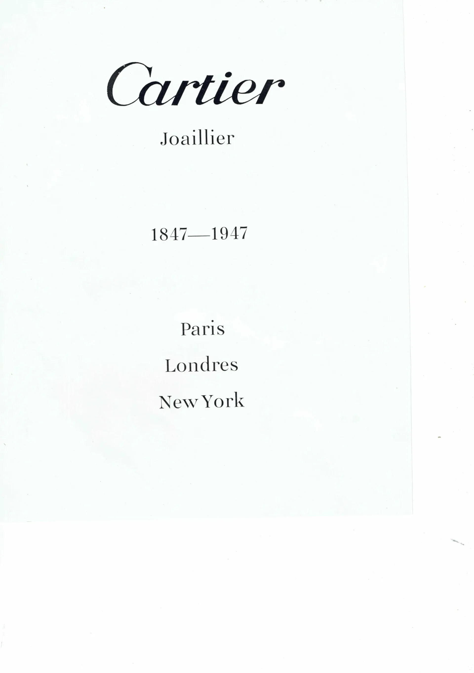 1947 Ducharne Sunflower & Cartier Centenary - Original Vintage Print - French Luxury Fashion Advertising Soleils Folio - 10.25 x 14.5 in