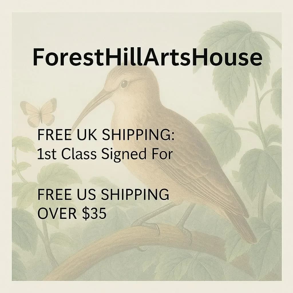 1896 Birds Original Print – Antique Ornithology Wall Art
