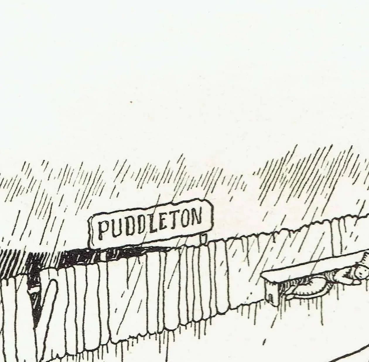 1935 Railway Signal Machine - Original Vintage Print By Robinson - Great Western Railway Centenary Humorous Cartoon - 7 x 9.5 in