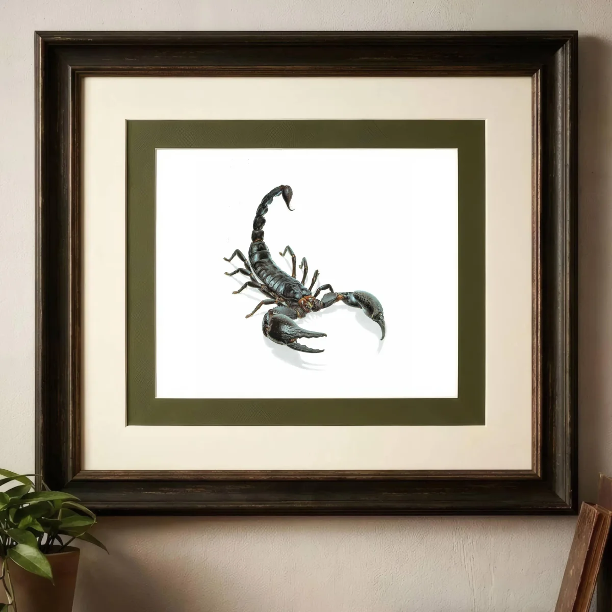1986 Scorpion Pandinus Imperator Print - Durin Bernard Les Insectes Scientific Illustration - Burmeister C.L. Koch Entomology - 11 x 13 in