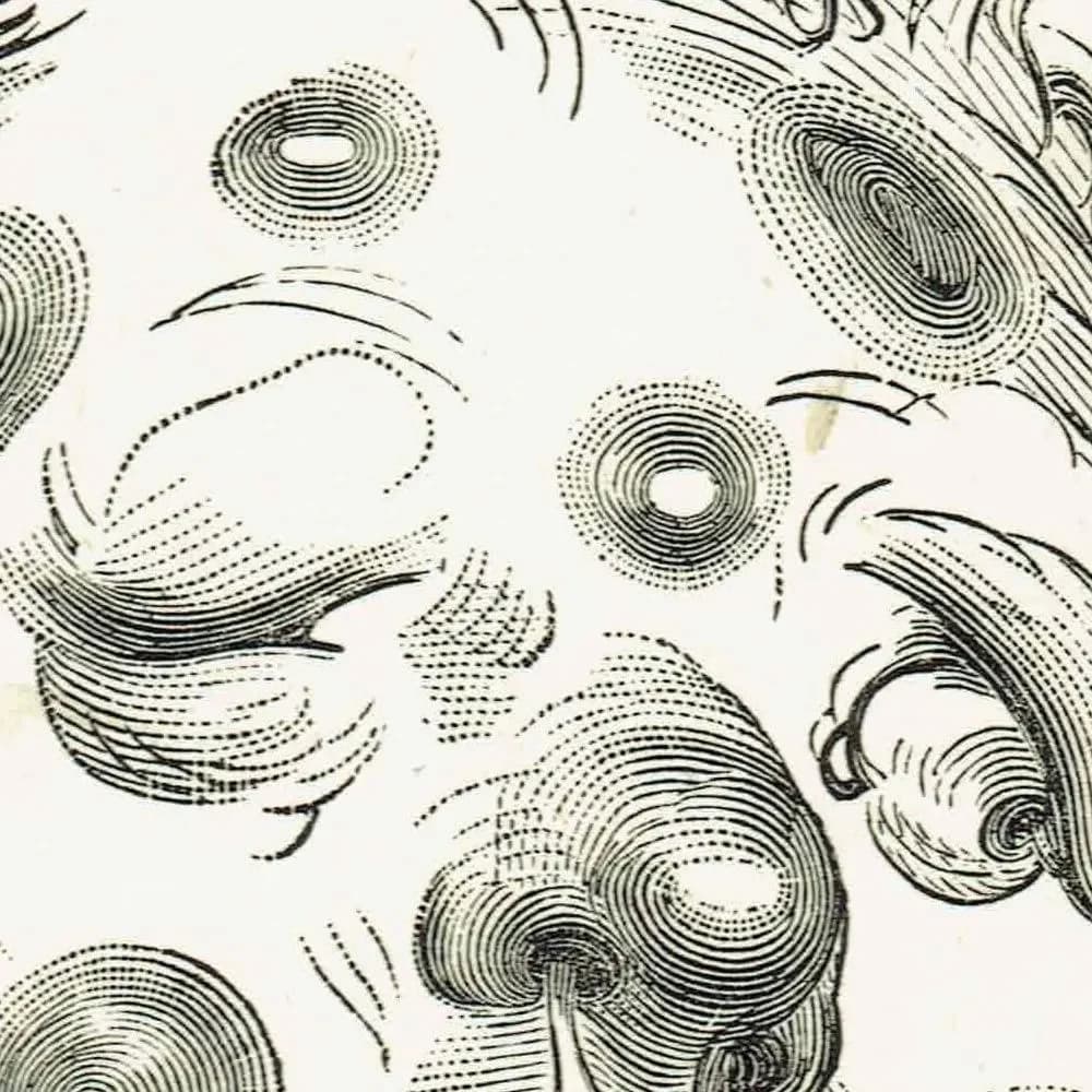1867 Sun with Chilblains - Original Antique Print By Doré - Baron Munchausen Fantasy Portrait Tall Tales Literature - 6 x 9 in