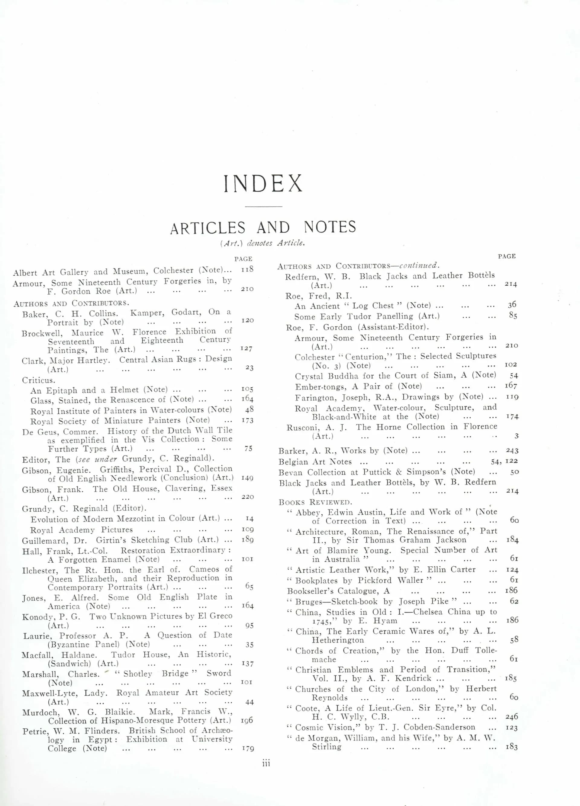 1922 Book vol 63 The Connoisseur: An Illustrated Magazine for Collectors - 8 x 10.5 in - 15 volumes available 1903-1922